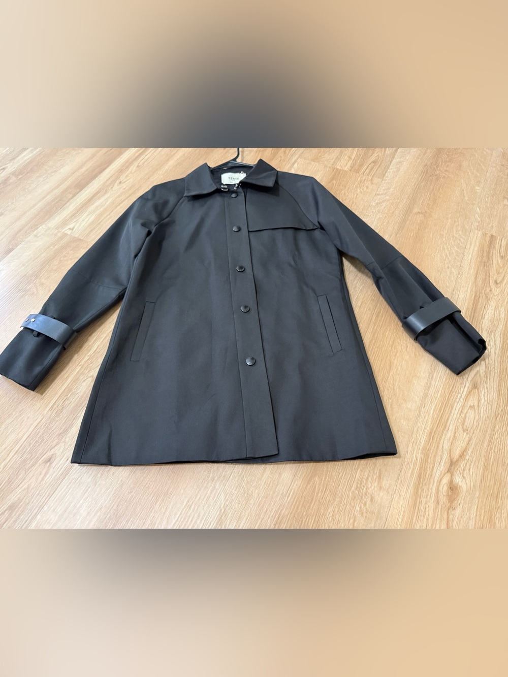Fendi Black Single-Breasted Coat
